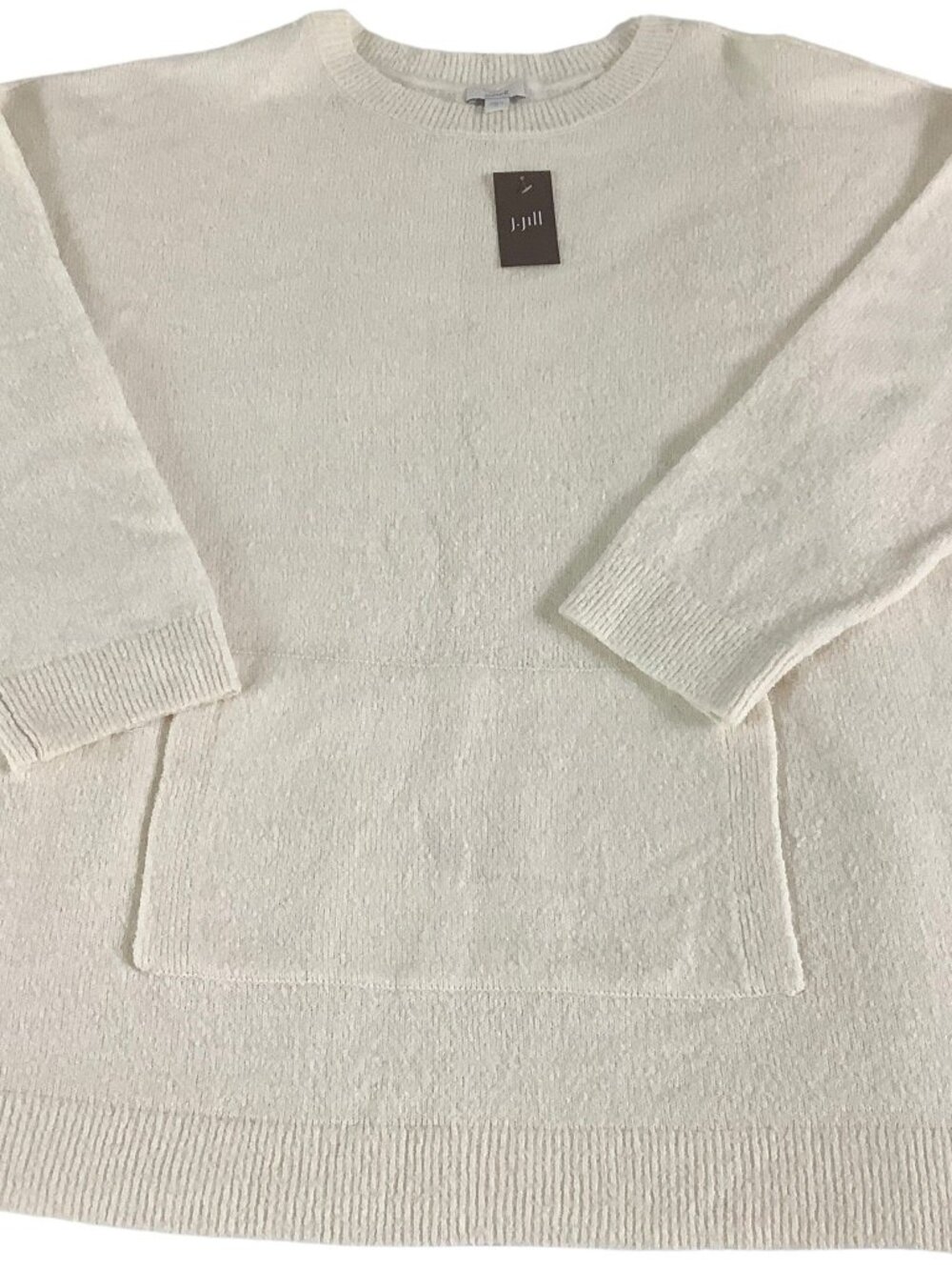 Pure J-Jill Beige Knit Lagenlook Pullover Sweater Soft Cozy
